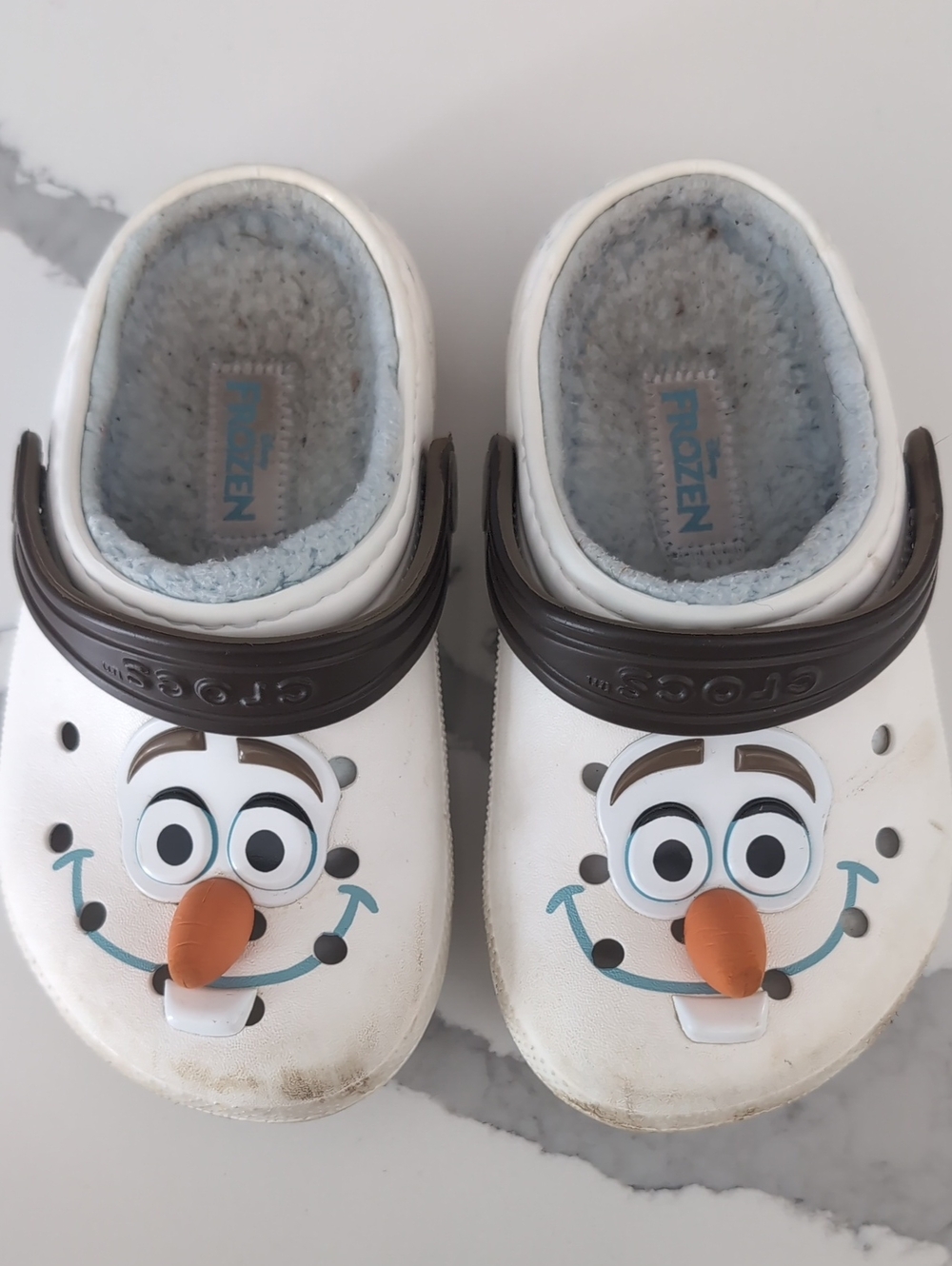 Disney's Frozen Olaf Crocs Toddler Size 10